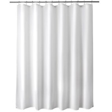 Extra Long Shower Curtain Liner Washable 72 X 84 Inches White Shower Liner Fab