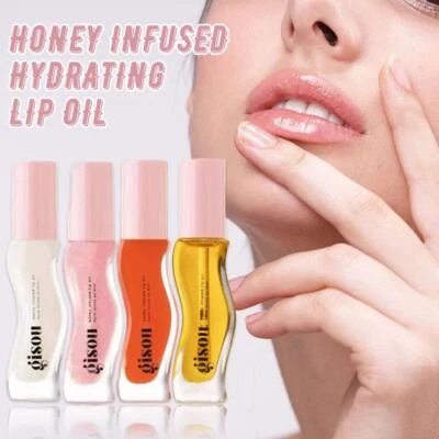 MARKENLOS ☆1* Gisou Honey Infused Hydrating Lip Oil, Nourishing Lip Moisturizer