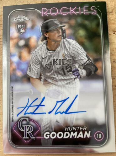 2024 Topps Chrome Hunter Goodman Auto RC Rookie