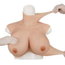 Ami C-G Cup Silicone Breastplate Breast Forms Crossdresser Fake Boobs Drag queen