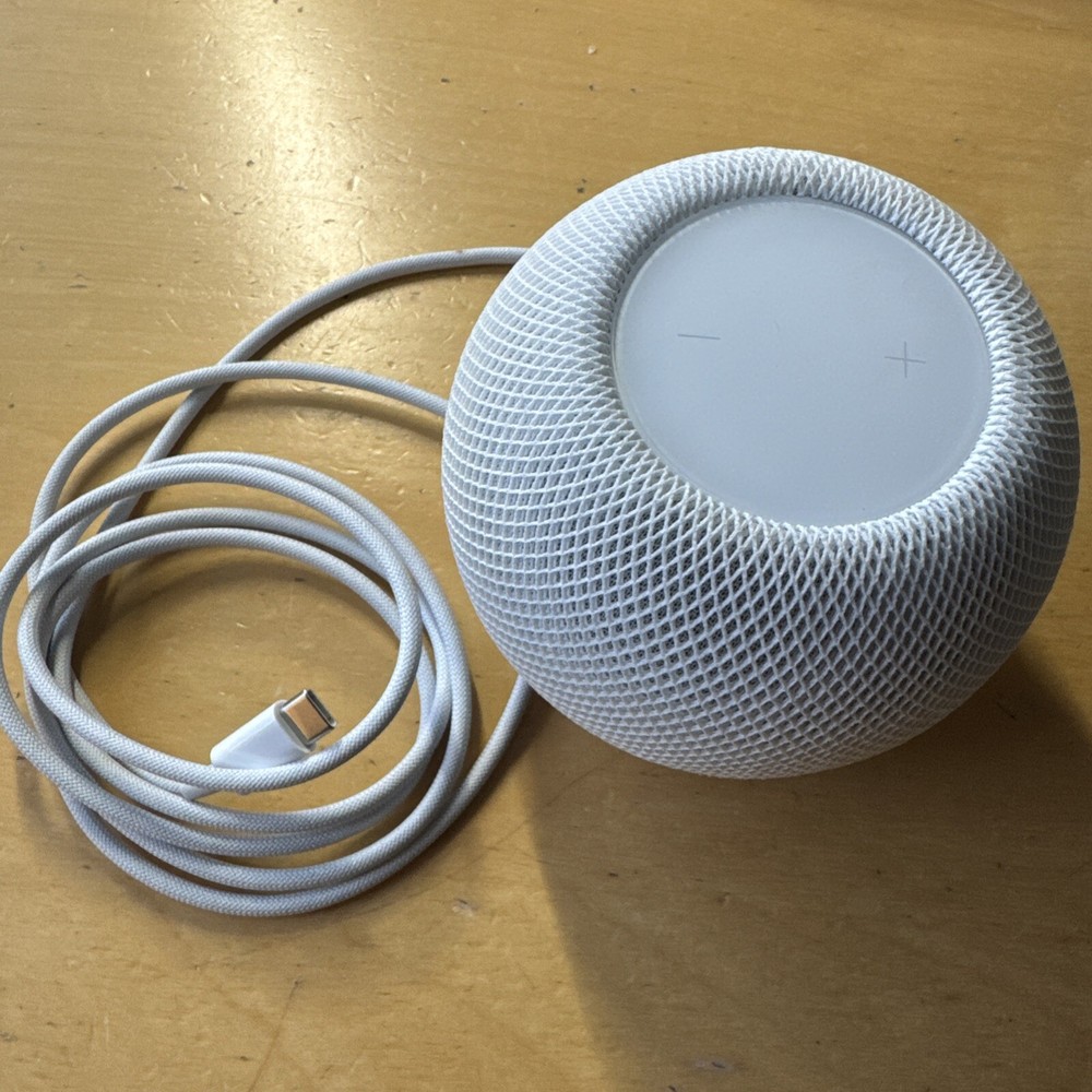 Apple HomePod Mini Bluetooth Smart Speaker in White MJ2C3LL/A