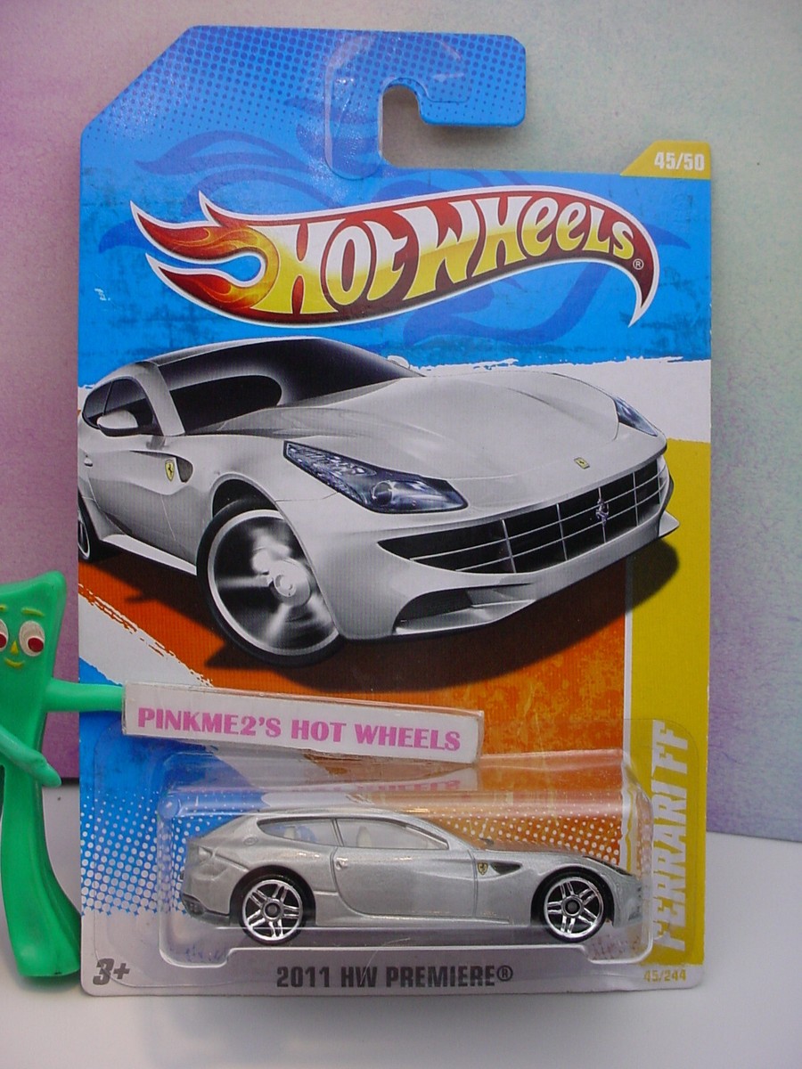 htf 2011 i Hot Wheels FERRARI FF #45 ☆ pearl gray; pr5