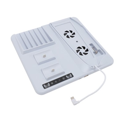 New Controller Charging Station With Cooling Fan For Slim Multifunction Dual