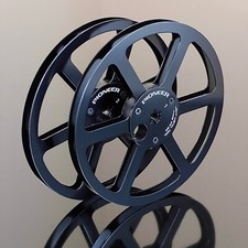 New! Pioneer Pr-85 7" Inch Light Metal Aluminum Take Up Reels (black Pair)