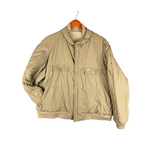 Christian Dior Monsieur Sport Reversible Bomber Jacket Vintage Khaki Mens 46R
