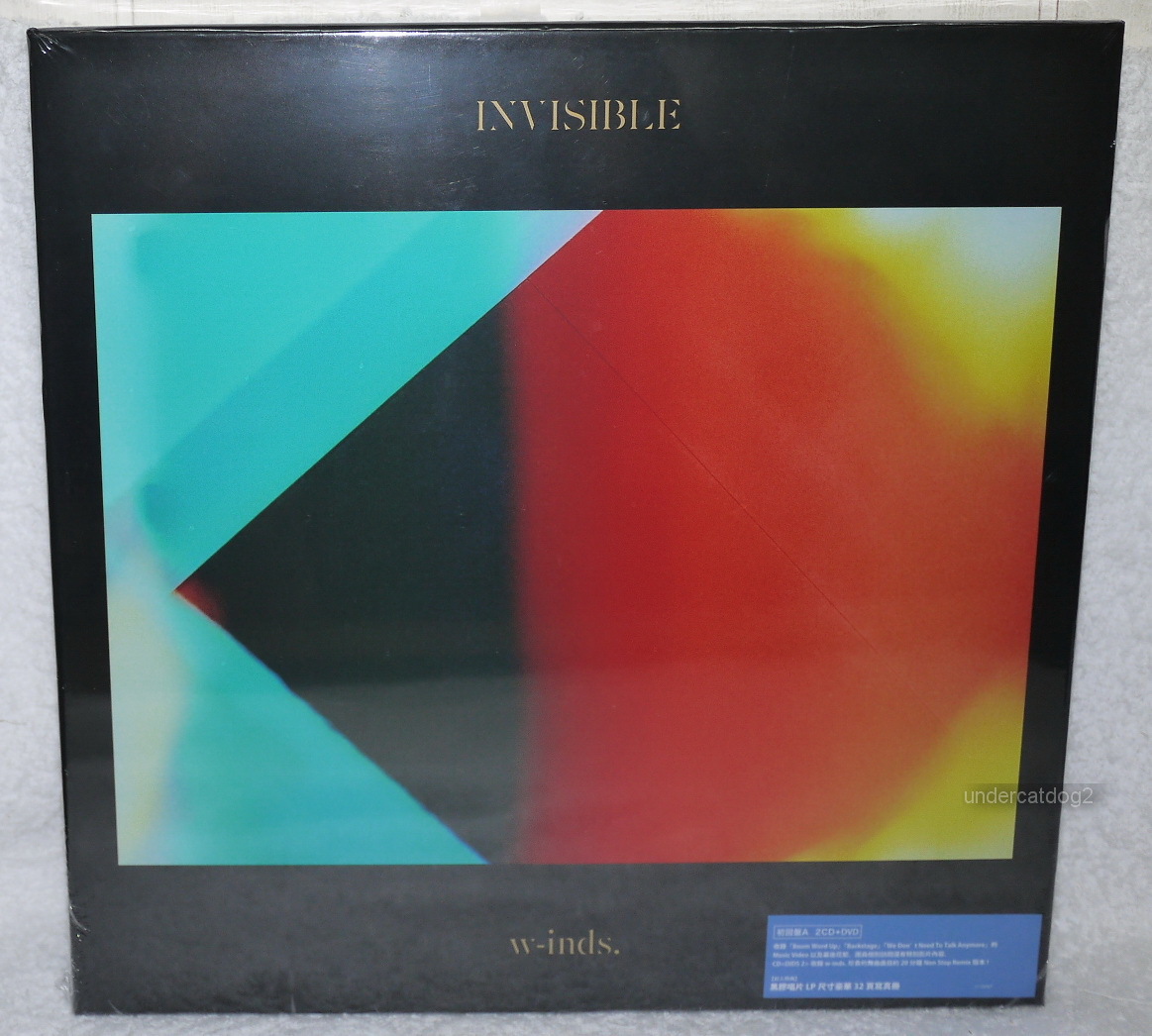 W-inds INVISIBLE 2017 Taiwan Ltd 2-CD+DVD (Winds) king size