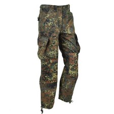 Mil-Tec Brand Military Style Flecktarn BDU Kommando Hose leicht Ripstop