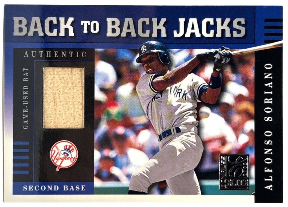 2003 Donruss Elite - Phil Rizzuto, Alfonso Soriano - BTB Jacks - GU Bat /75 - Image 2 of 2