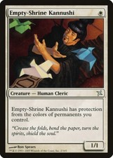 Empty-Shrine Kannushi BOK Kamigawa FOIL NM- Magic MTG STOCK IMAGE