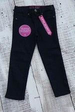 YMI Girl Kids NEW Size 4 Blue Black Ultimate Stretch Supper Skinny Pants Jeans