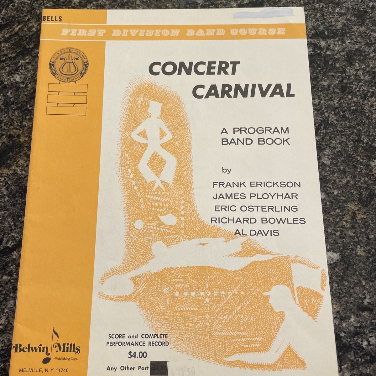 Concert Carnival - Bells - Program Band Book - Frank Erickson