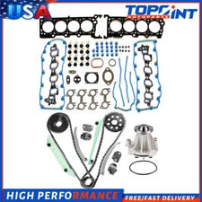 For 1999 Ford Mustang 4.6 Water Pump Head Gasket Set Timing Chain Kit HS9792PT-1