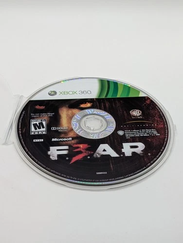 F3AR Fear 3 Microsoft Xbox 360 - Disc Only Tested