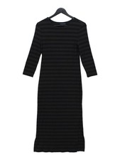 French Connection Bodycon Midi Dress UK10 in Black