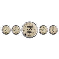 Autometer 1808 Antique Beige 5 Piece Gauge Kit