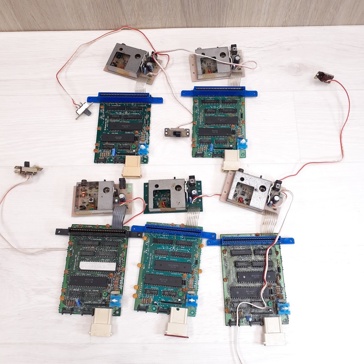 マザーシリーズ(5) LOT 5 Nintendo Japanese original Famicom Motherboard for