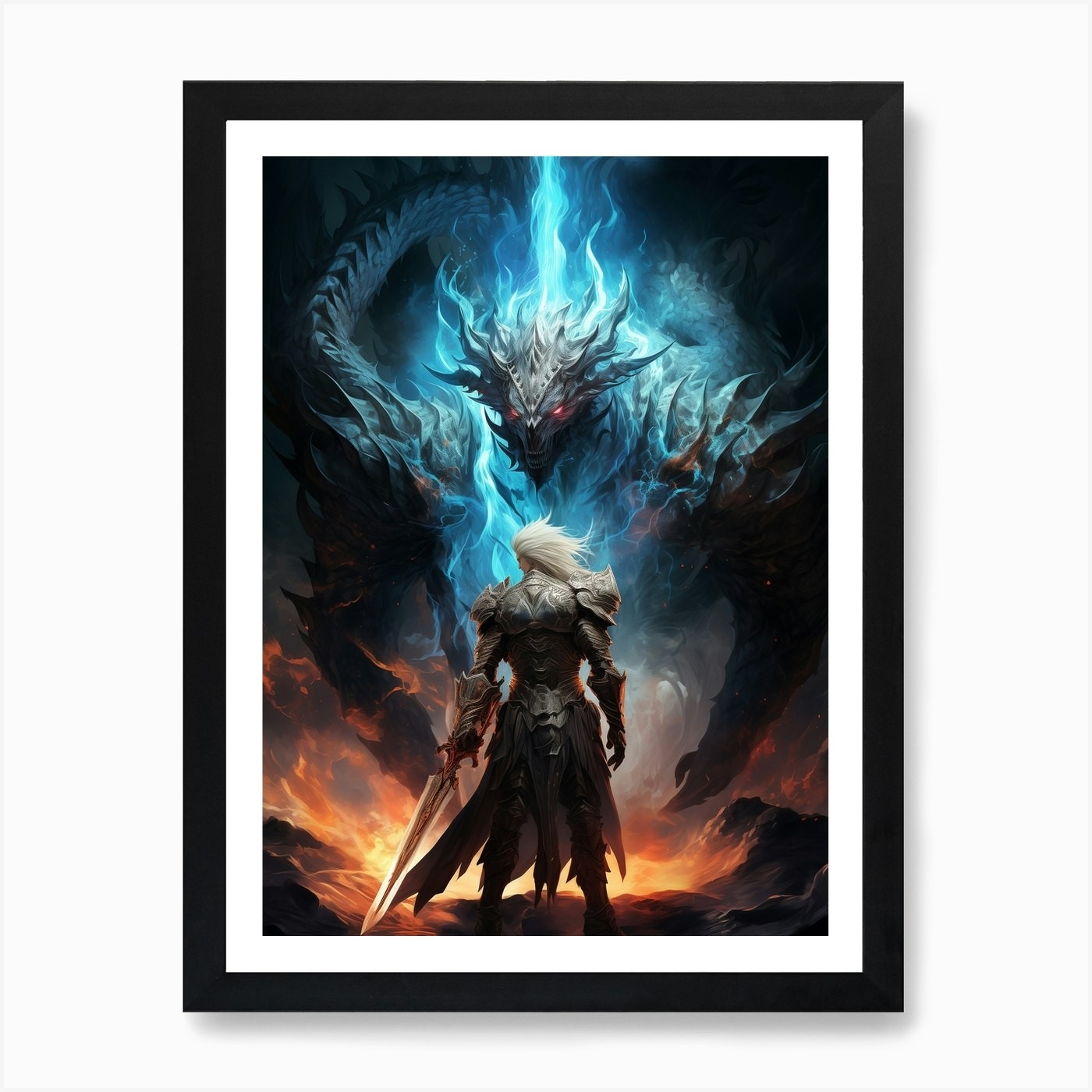 Dark Souls 2 Art Print Framed Wall Art Poster Canvas Print Picture