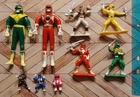 Vintage Lot of  9pc Mighty Morphin Power Ranger Action Figures
