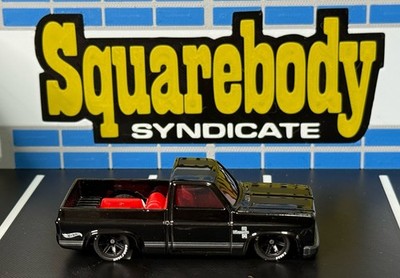 2026 Hot Wheels Brick Shop Black 83 Chevy Silverado Factory Unspun Prototype