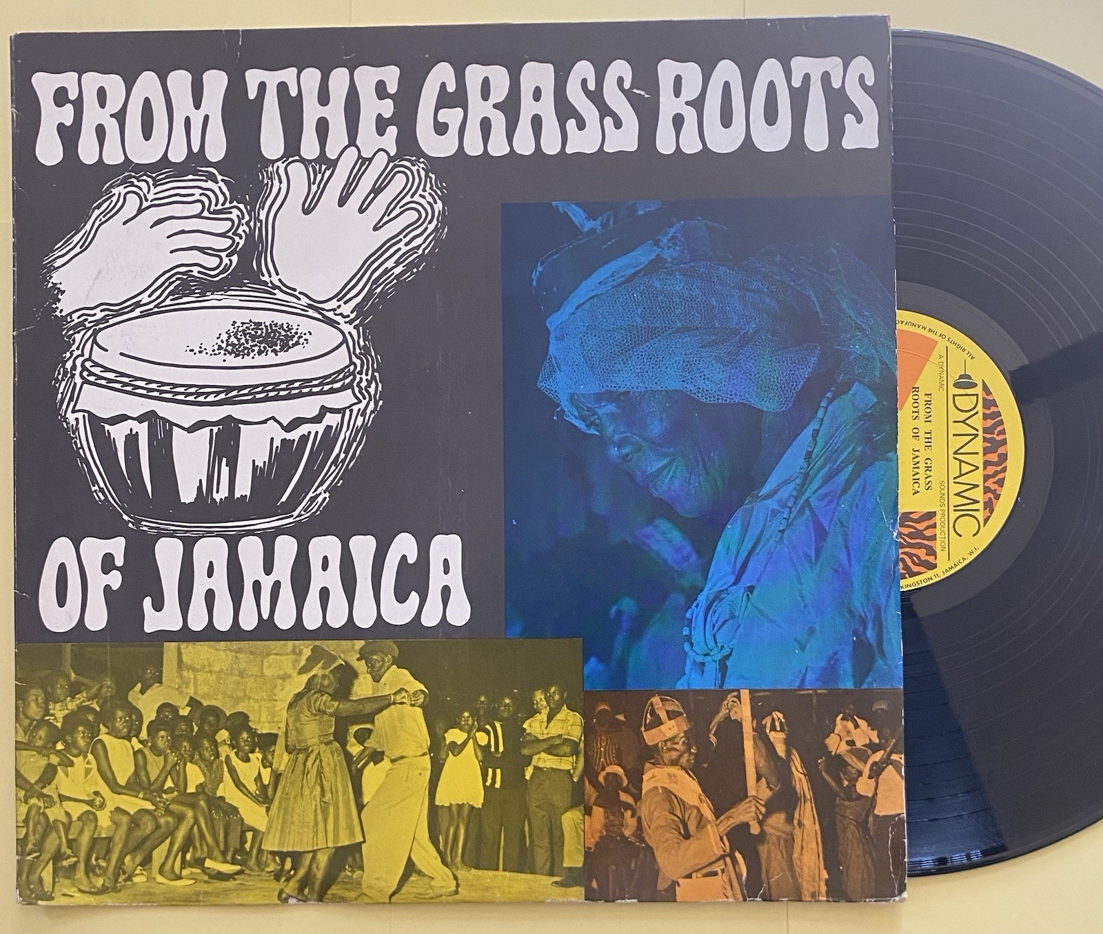 Rare DUB ROOTS LP DYNAMIC " FROM THE GRASS ROOTS OF JAMAICA " EX