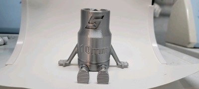 #ad 3 Inch 3d Printed 10mm For Snapon Socket Buddy Silver. $4.99
