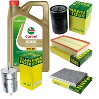 Mann Inspektionspaket 5L Castrol Titanium 5W-30 FüR VW Golf IV 1.6 2.0 1.8 T New
