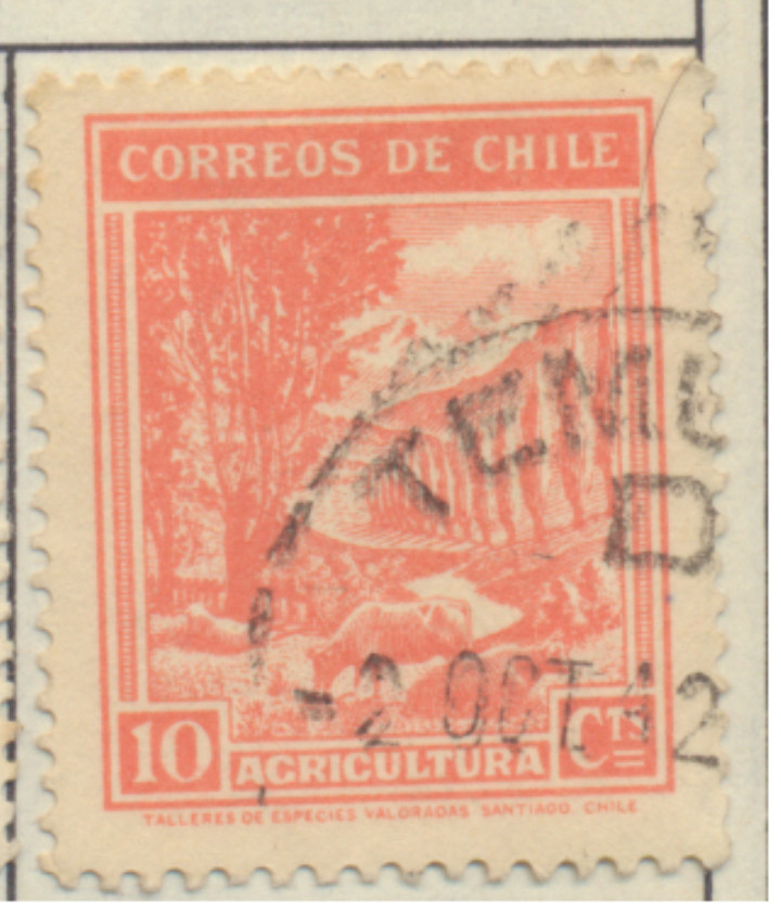 Chile Stamp Scott #217, Used