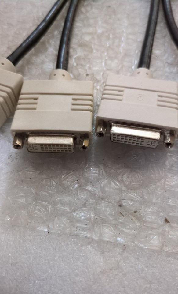 Dell 0H9361 DMS-59 to Dual DVI Y Splitter Cable 30V AWM 20276 REV A00 ...