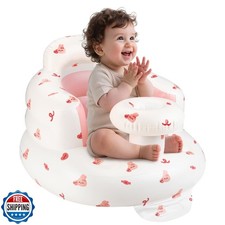Portable Inflatable Baby Seat, Waterproof Inflatable Baby Chair with Tray for