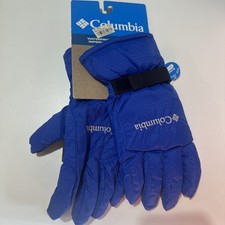 Columbia Sportswear Winter Snow Gloves Youth Size L 14-16 Blue Waterproof