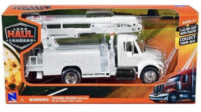 NEW RAY INTERNATIONAL 4200 LINE MAINTENANCE TRUCK LONG HAUL TRUCKER 1:43 SCALE