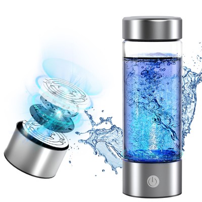 Portable hydrogen water ionizer for exercise and travel, with PEM SPE technology