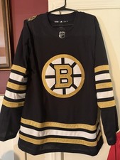 adidas Boston Bruins NHL Jersey Black Gold White Size 46 National Hockey League