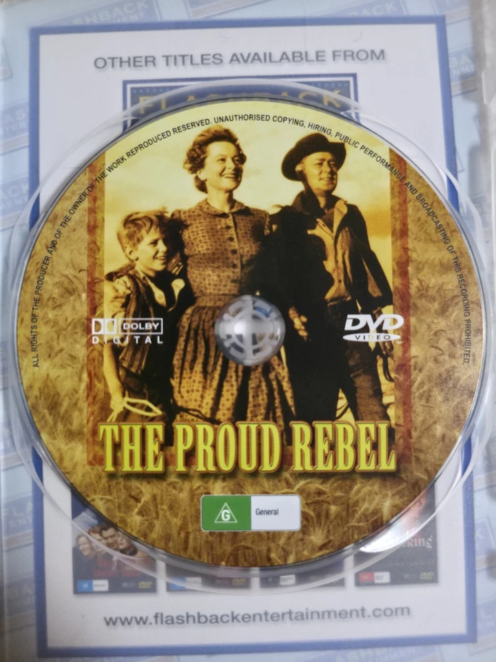 The Proud Rebel (DVD) All Region DVD Free Postage - Image 3 of 3