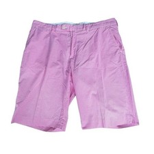 Vtg Polo Ralph Lauren Mens Pink Gingham Check Shorts Sz 38 Preppy Cotton Summer