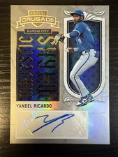 2025 Panini Crusade Yandel Ricardo Majestic Marks Auto #’d/99 Royals