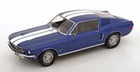 1:18 Kk-Scale Ford Mustang Gt Fastback 1968 Bluemetallic/White