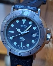BREIL MANTA DIVER VINTAGE 1980 (Tags Seiko Orient Citizen Lorenz Casio Tissot) 