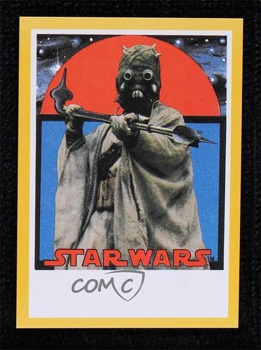 2017 Topps Star Wars Sugar-Free Bubble Gum Gold 4/25 ventes exceptionnelles Tusken Raider 07qw