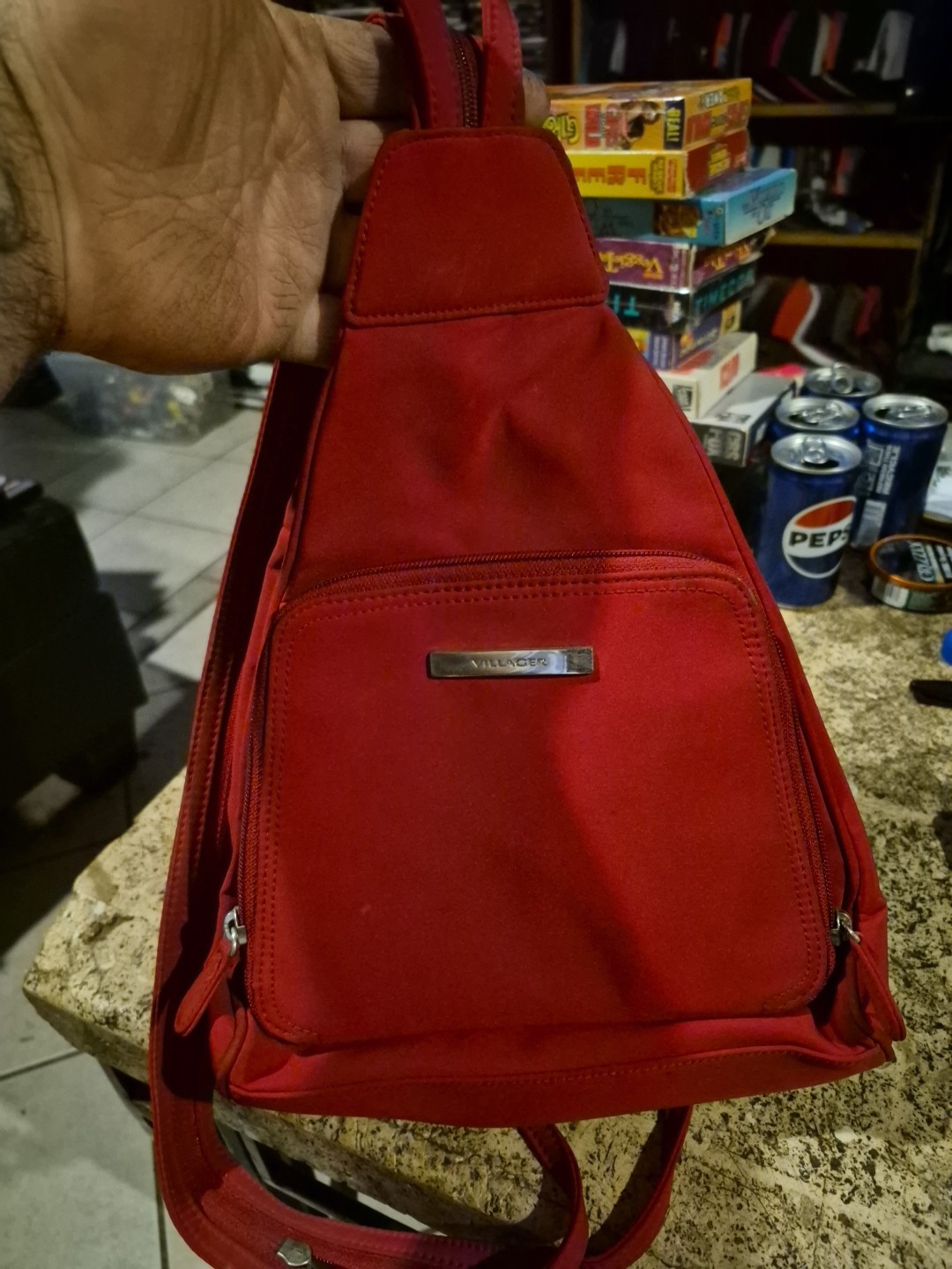 Villager Red Backpack