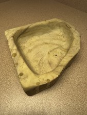 Deep Water Dish Reptile Feeder Terrarium Watering Bowl Alabaster  AX  