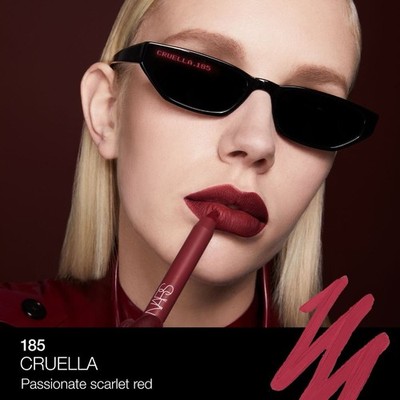 Nars Powermatte hochintensiver Lippenstift - 185 Cruella - Kostenloser Versand UK Brandneu in Box