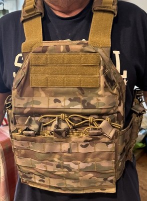 Warrior Assault Systems Multicam DCS With 2 Curved Armor Plates | eBay