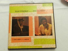 4-LP Box,  Ella Fitzgerald sings the Duke Ellington Song Book, 1957 MONO, VG++