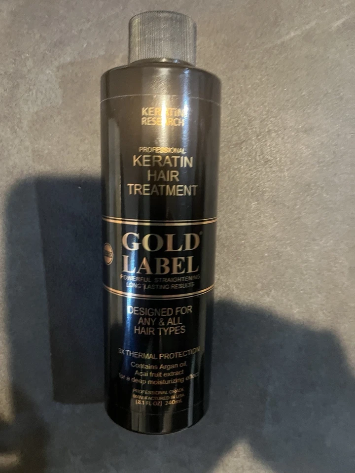 Keratin Research GL-1000 Gold Label Professional Blowout Hair Treatment - 1000ml - Image 2 of 4