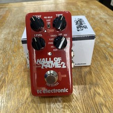 TC Electronic Hall of Fame 2 Reverb Electric Guitar Bass Effects FX Pedal
