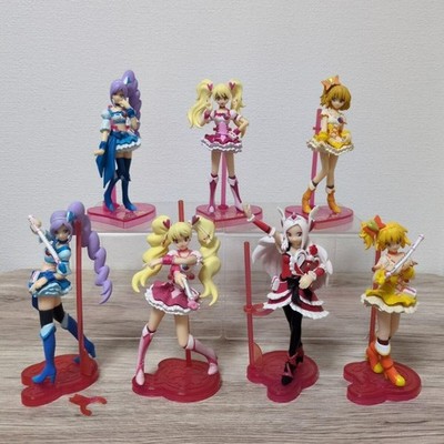 Fresh Precure Doll Set of 4 Figures Collectible Japanese Toys Used Damaged