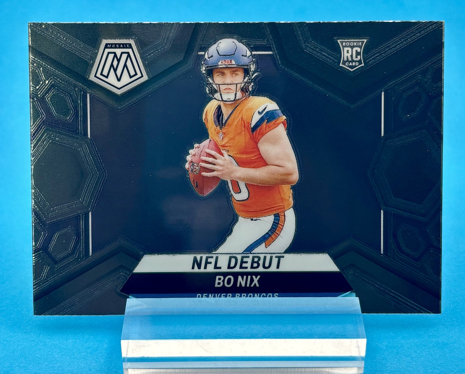 2024 Panini Mosaic Bo Nix RC #271