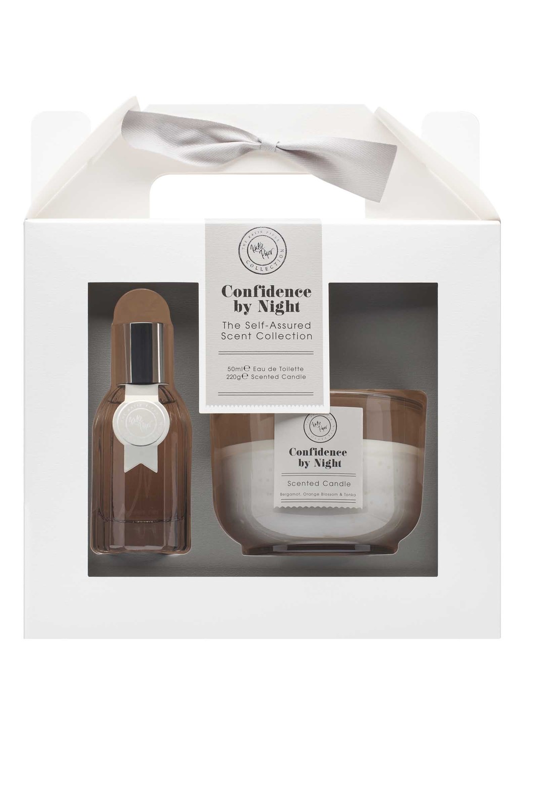 Katie Piper Confidence by Night EDTS 50ml & Candle Womens Fragrance Floral Scent