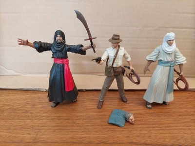 LOT INDIANA JONES, AVENTURIER ARCHE PERDUE- hasbro- complet, fameuse scène ... - Photo 1/4